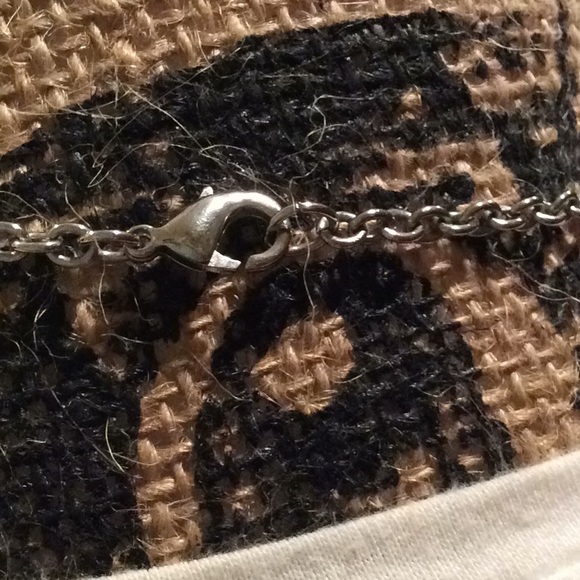 Forever 21 silver plated long charm necklace. - Picture 5 of 5